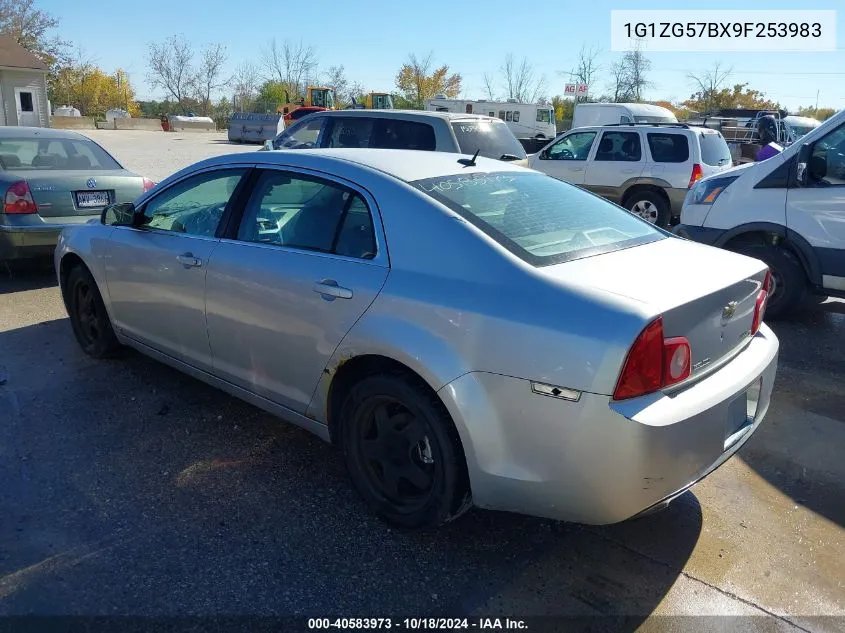 2009 Chevrolet Malibu Ls VIN: 1G1ZG57BX9F253983 Lot: 40583973