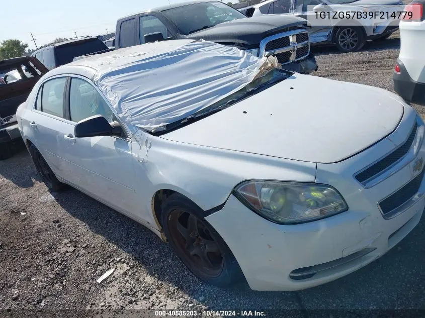 1G1ZG57B39F214779 2009 Chevrolet Malibu Ls