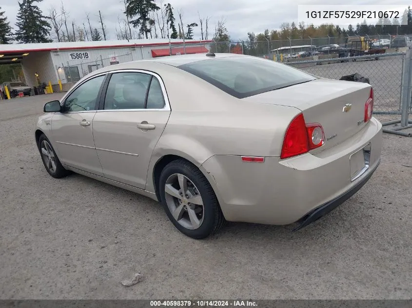 2009 Chevrolet Malibu Hybrid VIN: 1G1ZF57529F210672 Lot: 40598379