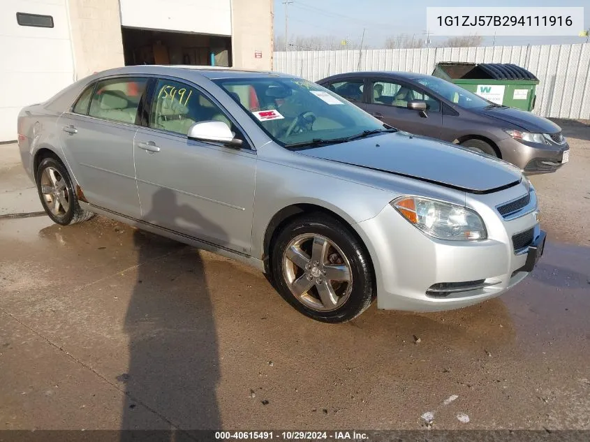 2009 Chevrolet Malibu Lt VIN: 1G1ZJ57B294111916 Lot: 40615491