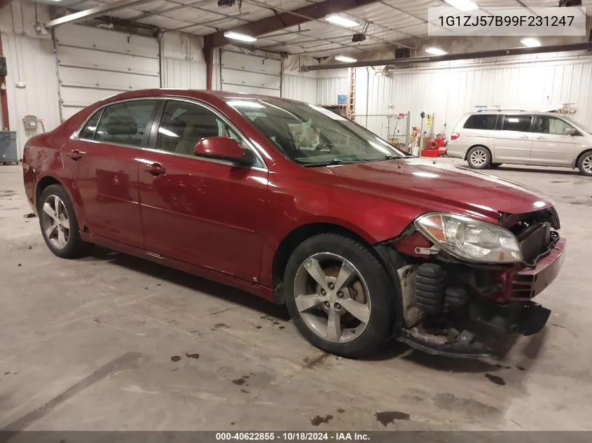 2009 Chevrolet Malibu Lt VIN: 1G1ZJ57B99F231247 Lot: 40622855