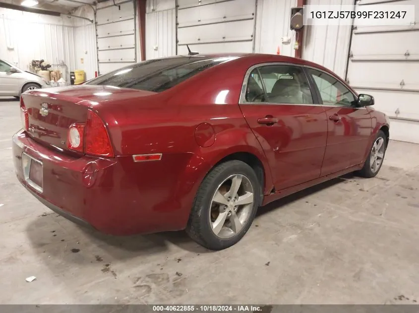 2009 Chevrolet Malibu Lt VIN: 1G1ZJ57B99F231247 Lot: 40622855