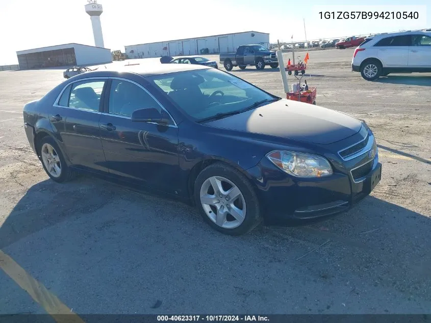 2009 Chevrolet Malibu Ls VIN: 1G1ZG57B994210540 Lot: 40623317