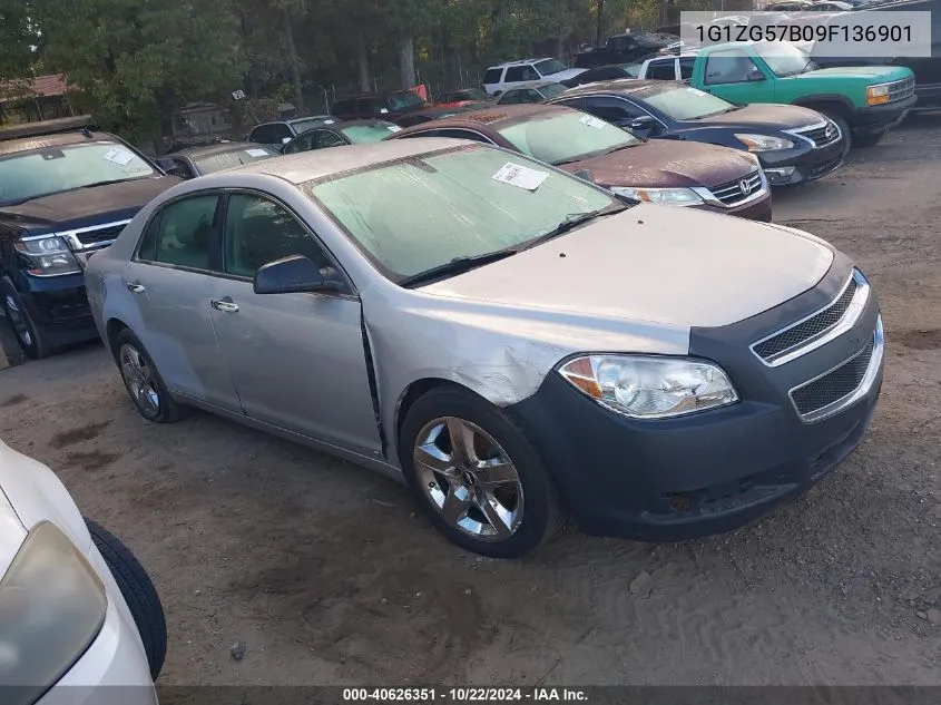 2009 Chevrolet Malibu Ls VIN: 1G1ZG57B09F136901 Lot: 40626351