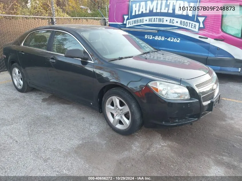 2009 Chevrolet Malibu Ls VIN: 1G1ZG57B09F248873 Lot: 40656272