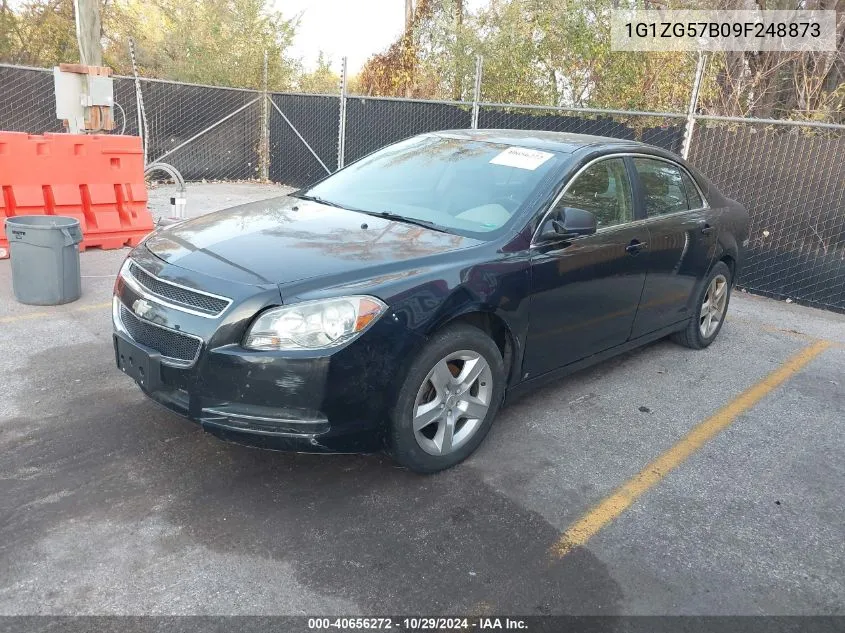 2009 Chevrolet Malibu Ls VIN: 1G1ZG57B09F248873 Lot: 40656272