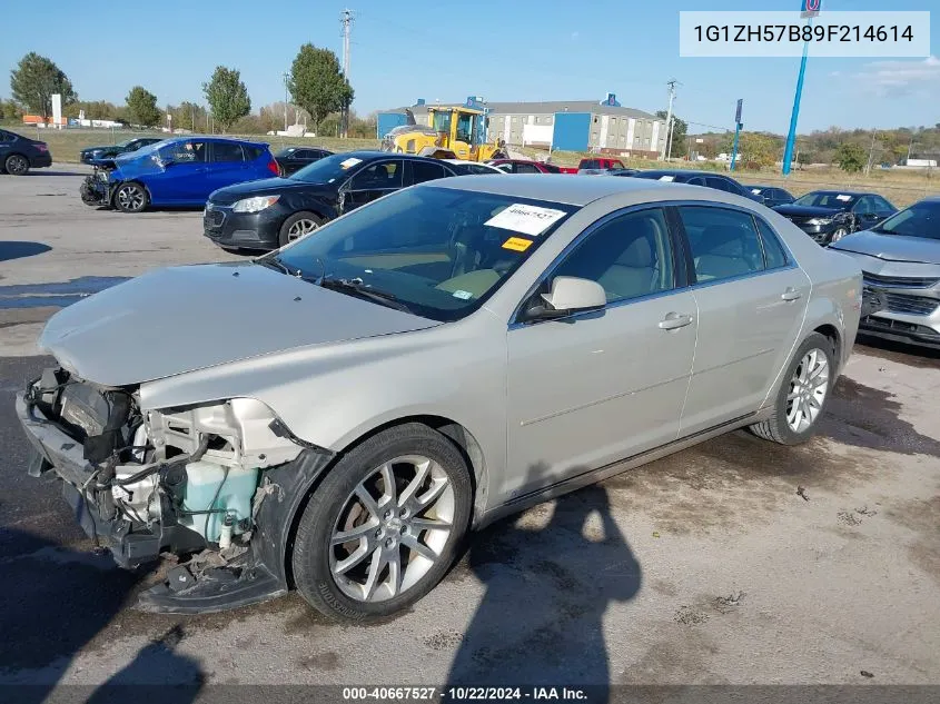 2009 Chevrolet Malibu Lt VIN: 1G1ZH57B89F214614 Lot: 40667527