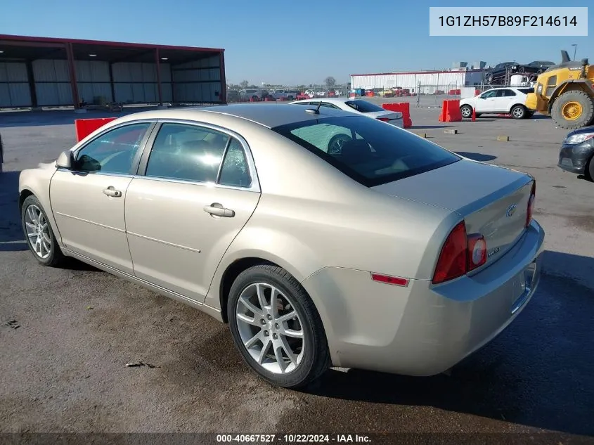 2009 Chevrolet Malibu Lt VIN: 1G1ZH57B89F214614 Lot: 40667527