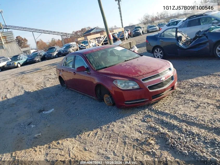 2009 Chevrolet Malibu Lt VIN: 1G1ZJ57B09F100546 Lot: 40670583