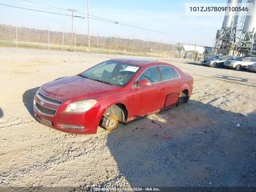 2009 Chevrolet Malibu Lt VIN: 1G1ZJ57B09F100546 Lot: 40670583