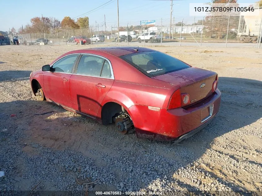 2009 Chevrolet Malibu Lt VIN: 1G1ZJ57B09F100546 Lot: 40670583