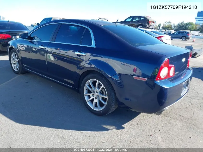 1G1ZK57709F194310 2009 Chevrolet Malibu Ltz