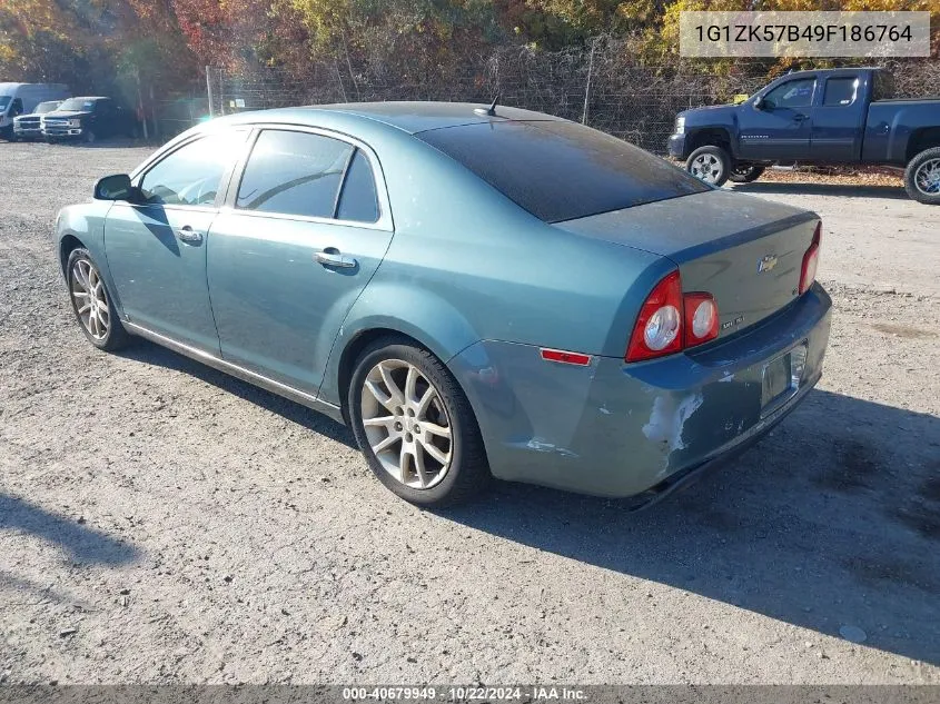 2009 Chevrolet Malibu Ltz VIN: 1G1ZK57B49F186764 Lot: 40679949