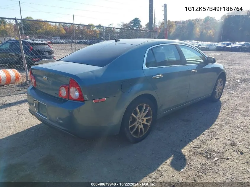 2009 Chevrolet Malibu Ltz VIN: 1G1ZK57B49F186764 Lot: 40679949