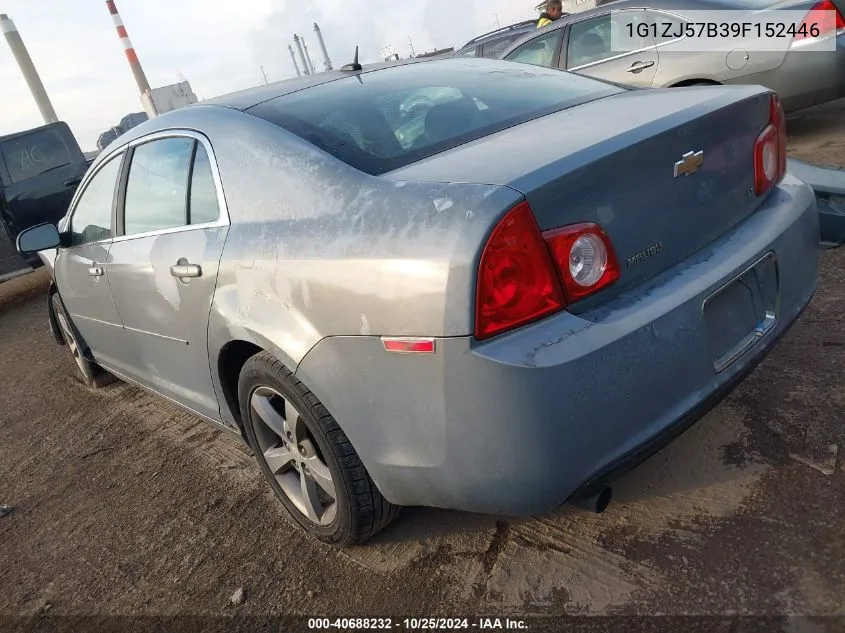 2009 Chevrolet Malibu Lt VIN: 1G1ZJ57B39F152446 Lot: 40688232