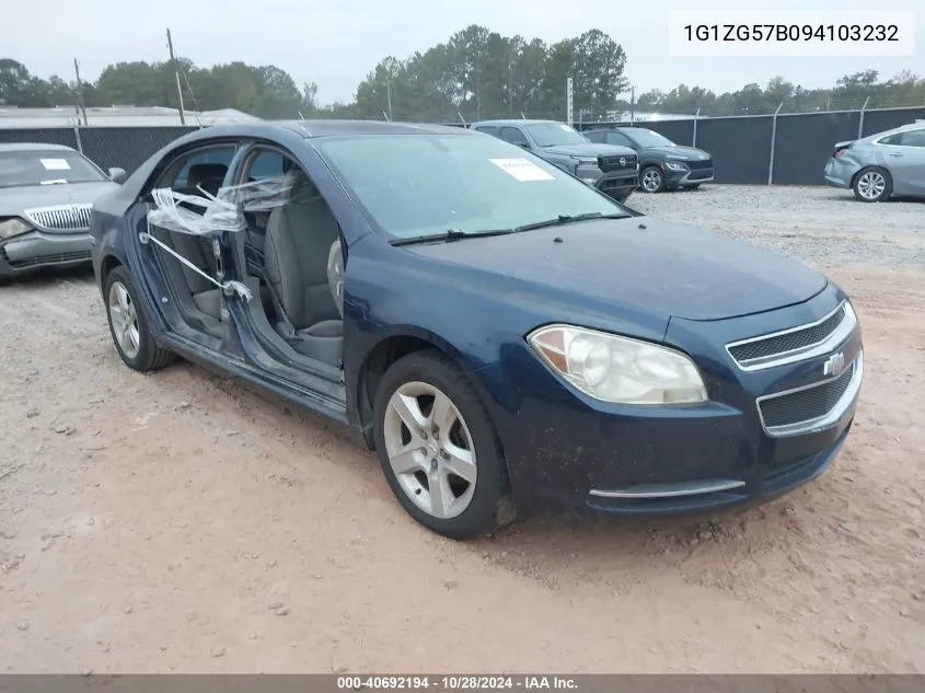 2009 Chevrolet Malibu Ls VIN: 1G1ZG57B094103232 Lot: 40692194