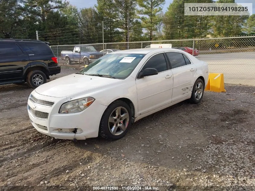 2009 Chevrolet Malibu Ls VIN: 1G1ZG57B894198235 Lot: 40712590