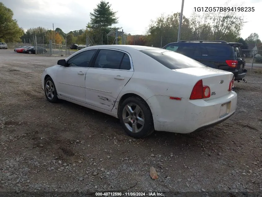 2009 Chevrolet Malibu Ls VIN: 1G1ZG57B894198235 Lot: 40712590