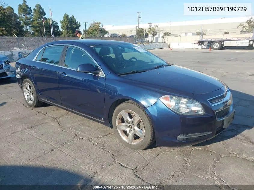 2009 Chevrolet Malibu Lt VIN: 1G1ZH57B39F199729 Lot: 40714725