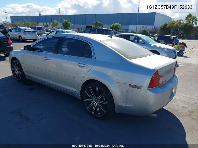 2009 Chevrolet Malibu Ls VIN: 1G1ZG57B49F152633 Lot: 40717958