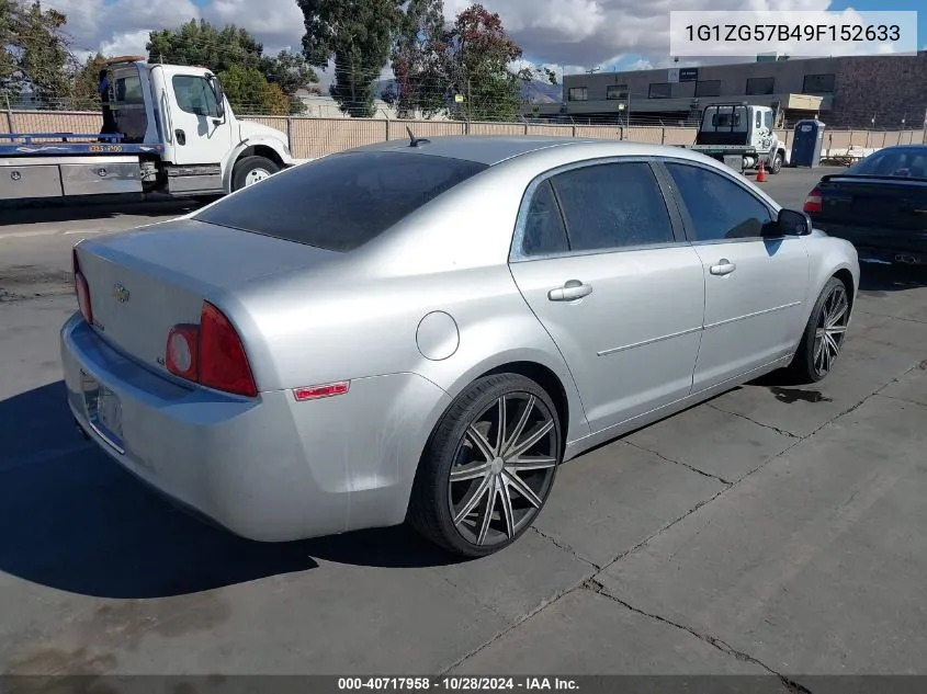 2009 Chevrolet Malibu Ls VIN: 1G1ZG57B49F152633 Lot: 40717958