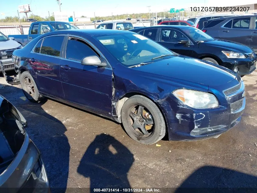 2009 Chevrolet Malibu Ls VIN: 1G1ZG57B39F234207 Lot: 40731414