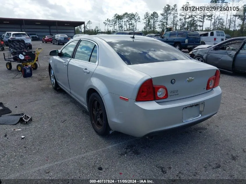 2009 Chevrolet Malibu Lt VIN: 1G1ZH57B29F250105 Lot: 40737824