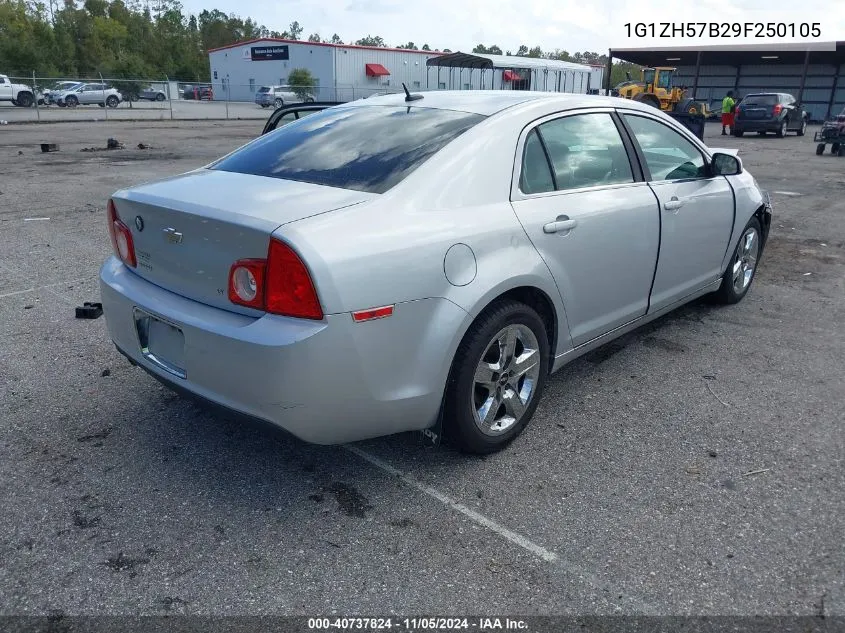 2009 Chevrolet Malibu Lt VIN: 1G1ZH57B29F250105 Lot: 40737824