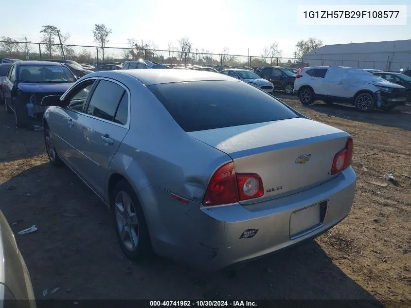 2009 Chevrolet Malibu Lt VIN: 1G1ZH57B29F108577 Lot: 40741952