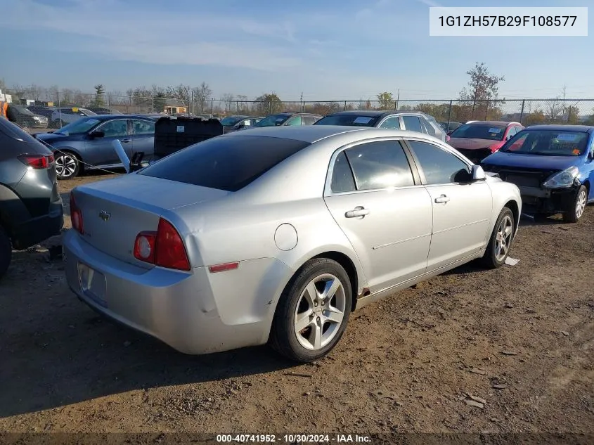 2009 Chevrolet Malibu Lt VIN: 1G1ZH57B29F108577 Lot: 40741952