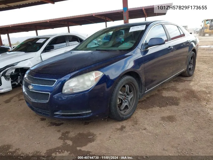 2009 Chevrolet Malibu Lt VIN: 1G1ZH57B29F173655 Lot: 40744730