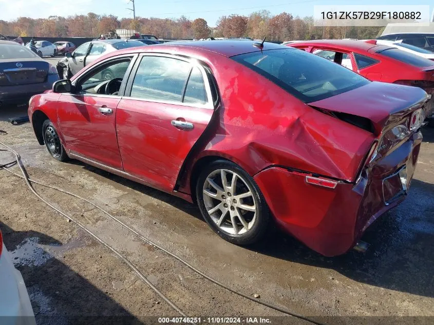 2009 Chevrolet Malibu Ltz VIN: 1G1ZK57B29F180882 Lot: 40746251