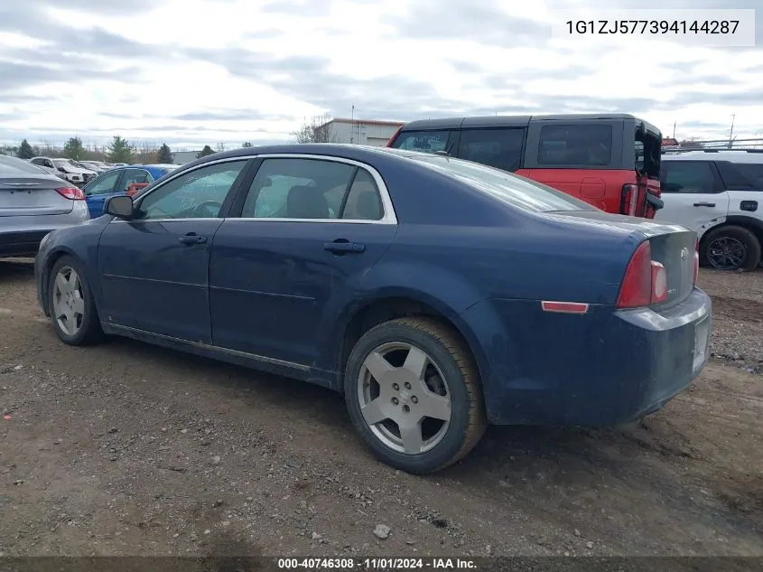 2009 Chevrolet Malibu Lt VIN: 1G1ZJ577394144287 Lot: 40746308