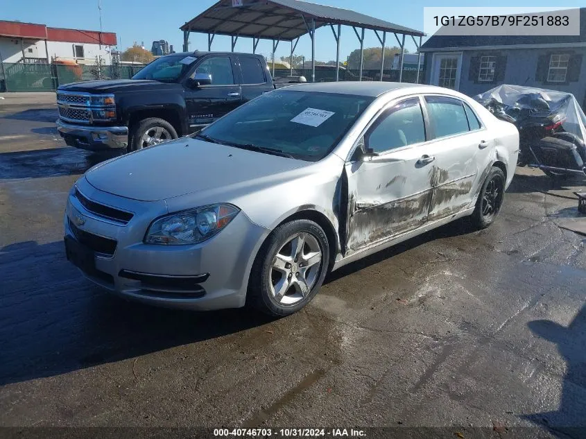 2009 Chevrolet Malibu Ls VIN: 1G1ZG57B79F251883 Lot: 40746703