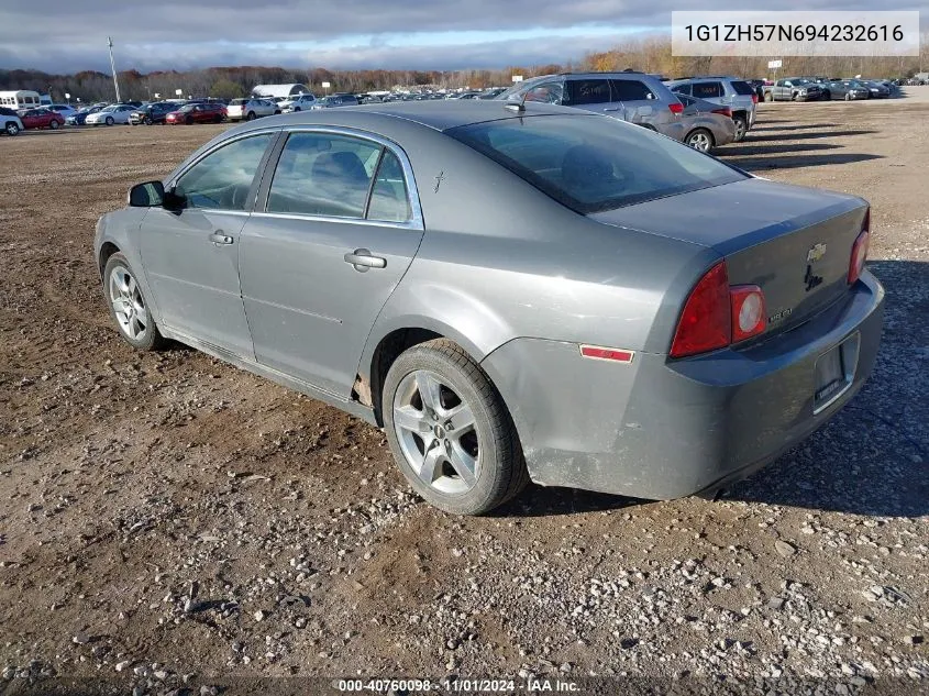 2009 Chevrolet Malibu Lt VIN: 1G1ZH57N694232616 Lot: 40760098