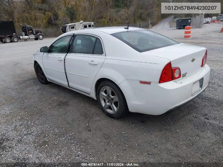 2009 Chevrolet Malibu Lt VIN: 1G1ZH57B494230207 Lot: 40761417