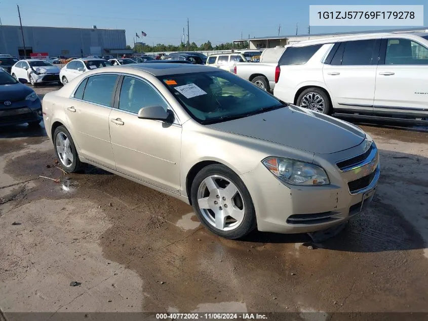 2009 Chevrolet Malibu Lt VIN: 1G1ZJ57769F179278 Lot: 40772002