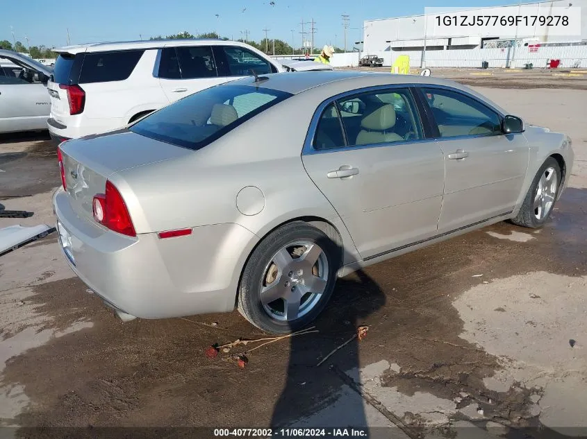 2009 Chevrolet Malibu Lt VIN: 1G1ZJ57769F179278 Lot: 40772002