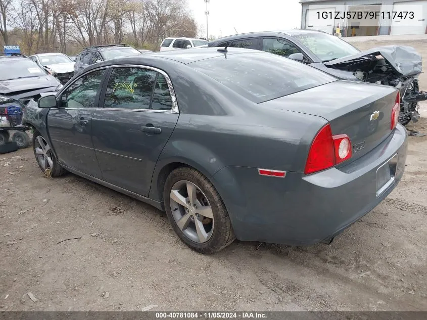 2009 Chevrolet Malibu Lt VIN: 1G1ZJ57B79F117473 Lot: 40781084