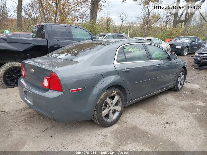 2009 Chevrolet Malibu Lt VIN: 1G1ZJ57B79F117473 Lot: 40781084