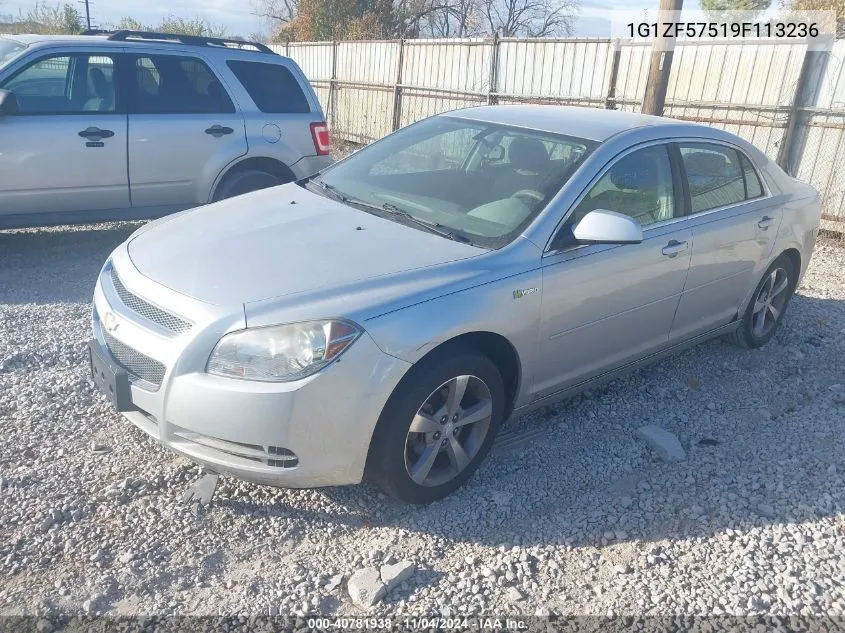 2009 Chevrolet Malibu Hybrid VIN: 1G1ZF57519F113236 Lot: 40781938