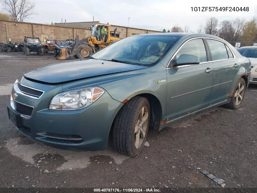 2009 Chevrolet Malibu Hybrid VIN: 1G1ZF57549F240448 Lot: 40787176