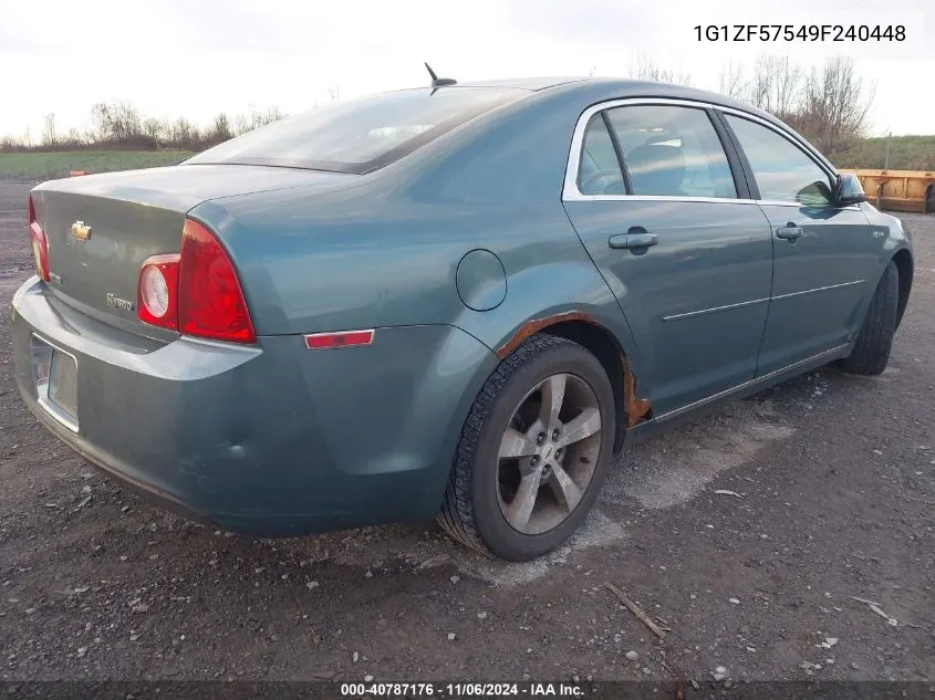 2009 Chevrolet Malibu Hybrid VIN: 1G1ZF57549F240448 Lot: 40787176