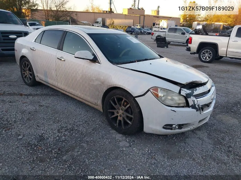 2009 Chevrolet Malibu Ltz VIN: 1G1ZK57B09F189029 Lot: 40800432