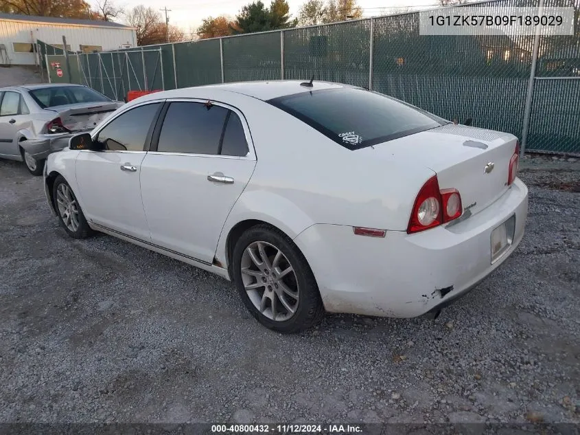 2009 Chevrolet Malibu Ltz VIN: 1G1ZK57B09F189029 Lot: 40800432