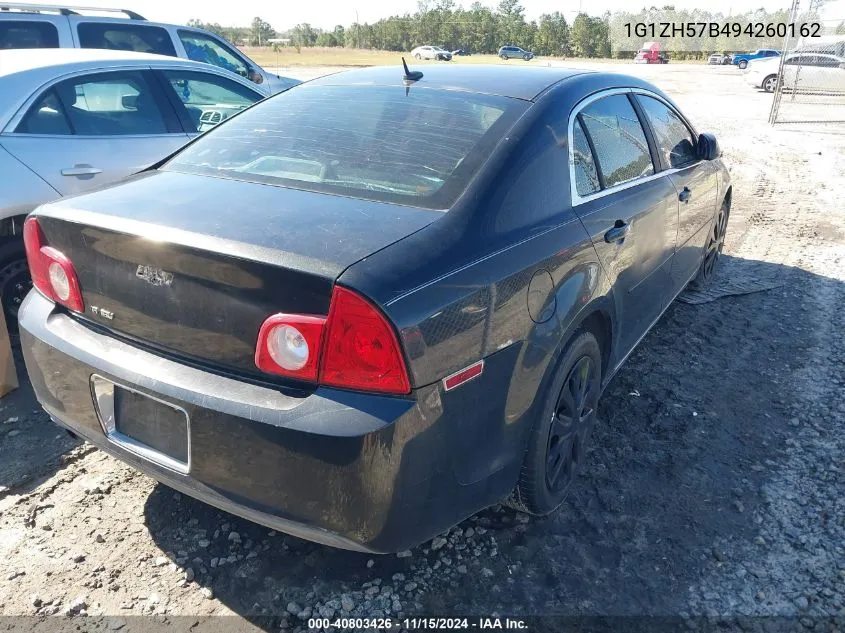 2009 Chevrolet Malibu Lt VIN: 1G1ZH57B494260162 Lot: 40803426