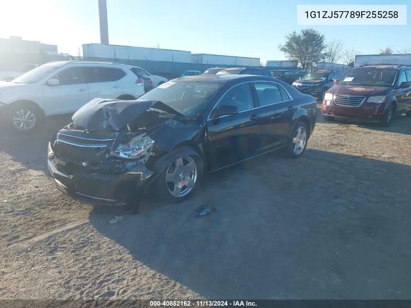 2009 Chevrolet Malibu Lt VIN: 1G1ZJ57789F255258 Lot: 40852162