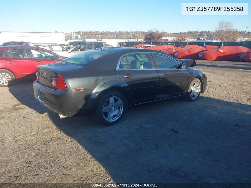 2009 Chevrolet Malibu Lt VIN: 1G1ZJ57789F255258 Lot: 40852162