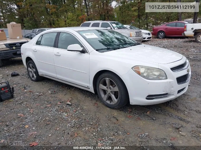 2009 Chevrolet Malibu Lt VIN: 1G1ZJ57B594112199 Lot: 40862952