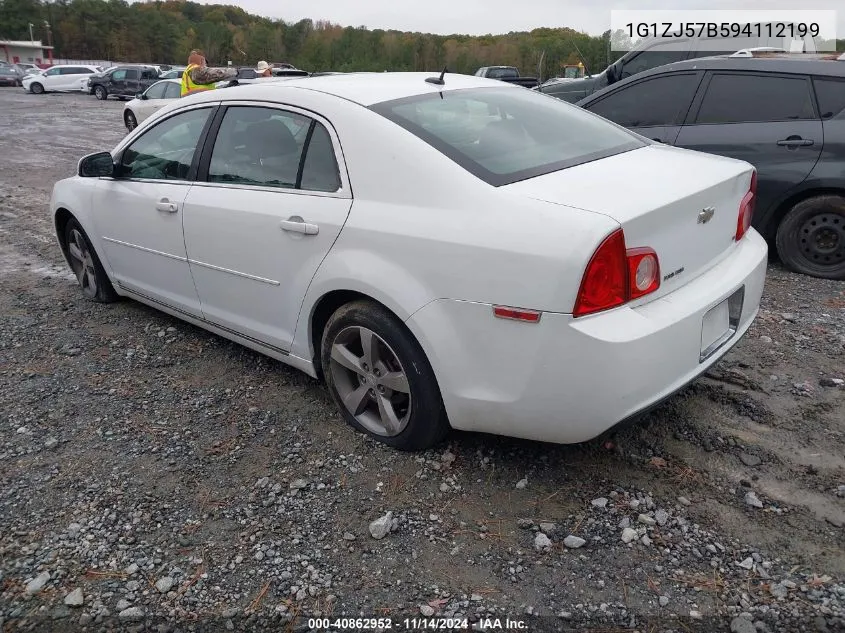 2009 Chevrolet Malibu Lt VIN: 1G1ZJ57B594112199 Lot: 40862952